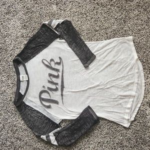 Pink by VS burnout tee
